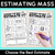 1 for Choose the Best Estimate - Estimating Mass Worksheets