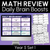 1 for Year 5 Maths Review - Daily Brain Boosts - Set 1