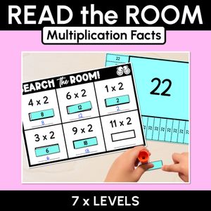 READ THE ROOM - Multiplication Facts