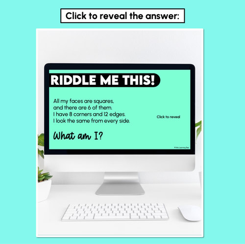 Resource preview 3 for 3D Object Riddles Slides