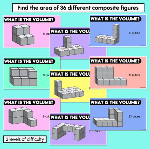 Resource preview 3 for Digital Slides – Find the Volume (Composite Figures)