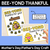 1 for BEE-yond Thankful For You - Pun Craft for Mother's Day or Father's Day