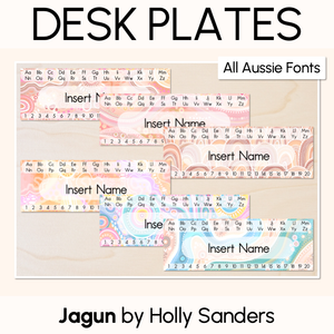 Student Desk Plates - The JAGUN Collection