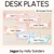 1 for Student Desk Plates - The JAGUN Collection