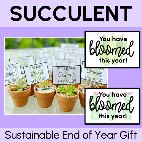Resource preview 1 for You Have Bloomed - End of Year Student Gift Templates