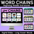 1 for Long Vowel I Word Chains for Beginning, Middle & End Sounds - Decodable PowerPoint