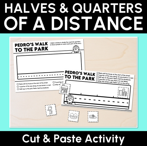 Resource preview 2 for Length: Halves & Quarters of Lengths - Grade 1 & 2 Unit of Work