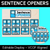 1 for Sentence Openers Editable Door Display- VCOP aligned Vocabulary Display