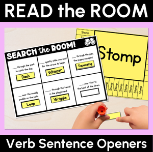 Read the Room - Verb Sentence Openers