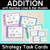 1 for Number Line & Bar Model - Addition Strategy Task Cards