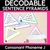 1 for CONSONANT PHONEME J WORDS - Decodable Sentence Pyramids - Phonics Fluency