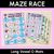 1 for Long Vowel O Words Maze Race - Long Vowel O Words Mats
