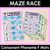 1 for Consonant Phoneme F Words Maze Race - Consonant F Words Mats