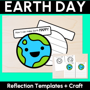 Earth Day Reflection Templates & Craft