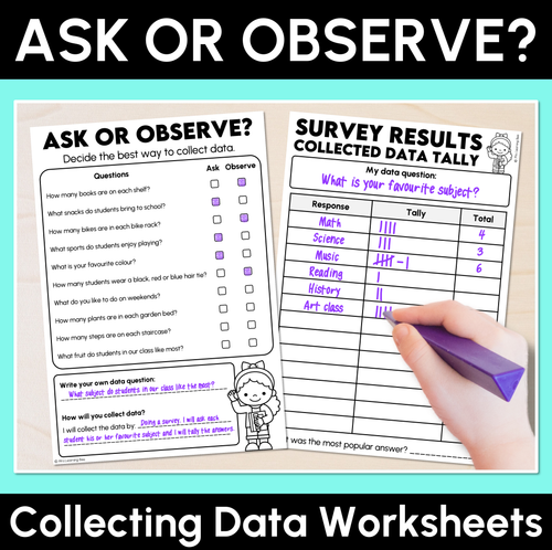 Resource preview 9 for Collecting Discrete Data - Grade 3 & 4 Unit of Work