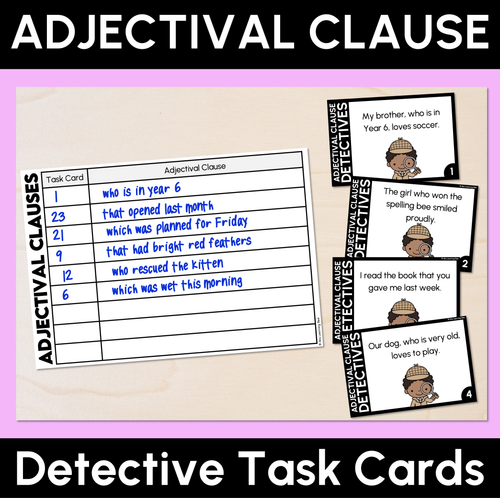 Resource preview 10 for Adjectival Clause Bundle