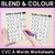 2 for Blend & Colour - CVC CVCC CCVC Words Blending Worksheets Bundle