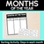 2 for Months of the Year – Sorting Cards