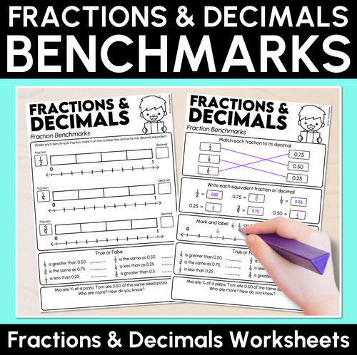 Resource preview 12 for Fraction and Decimal Connections - Grade 3 & 4 Unit of Work