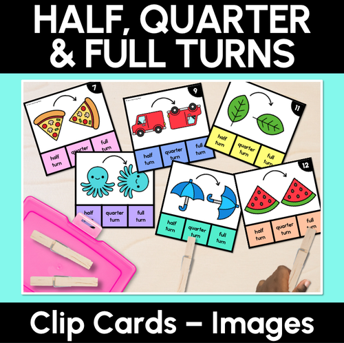 Resource preview 8 for Orientation of 2D shapes using quarter turns - Grade 1 & 2 Unit of Work