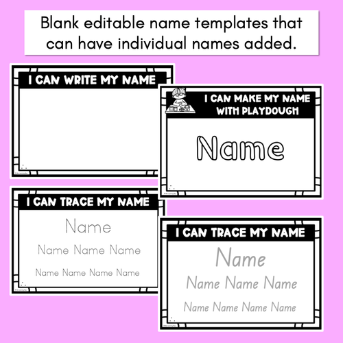 Resource preview 4 for Letter, Number & Name Formation Mats - EDITABLE - All Australian Fonts
