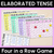 1 for Elaborated Tense - Four in a Row Game