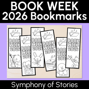 BOOK WEEK 2026 Bookmarks - Symphony of Stories