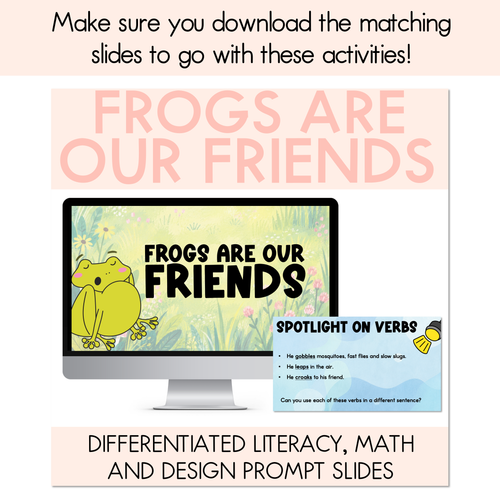 Resource preview 7 for Frogs Are Our Friends Printable Pack - Literacy, Maths, Book Crafts & Design Printables - Book Week 2026