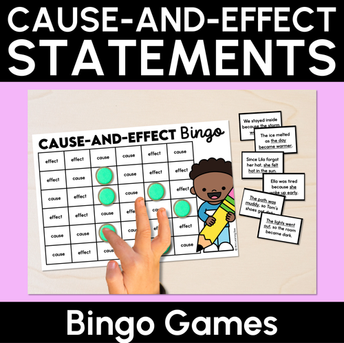 Resource preview 5 for Cause-and-effect Statements Bundle