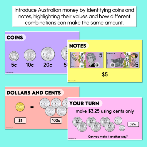 Resource preview 2 for Australian Money - Digital Slides