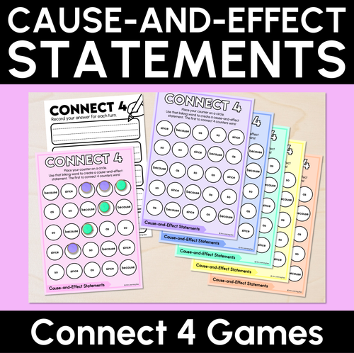 Resource preview 9 for Cause-and-effect Statements Bundle