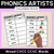 7 for Phonics Artists - CVC CVCC CCVC Decodable Words Activity Bundle