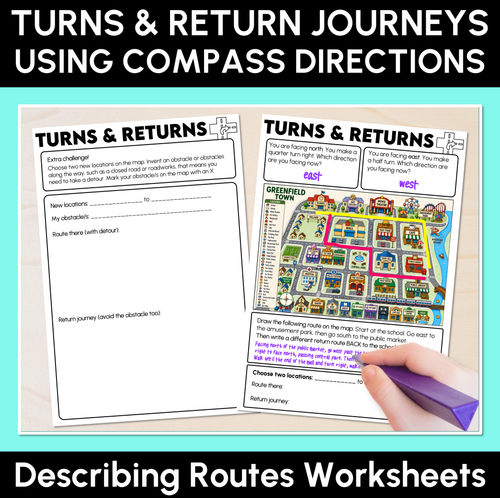Resource preview 9 for Position: Grid Maps & Directional Language - Grade 3 & 4 Unit of Work