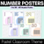 1 for PASTEL CLASSROOM DECOR - Number Posters 1-30