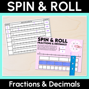Spin & Roll - Fractions & Decimals