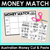 1 for Money Match - Australian Money - Cut & Paste Activity