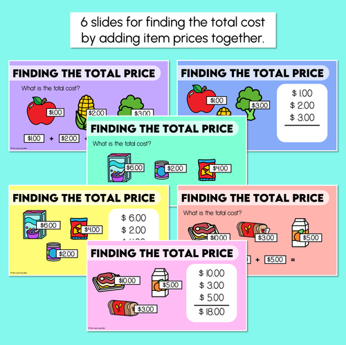 Resource preview 2 for Finding the Total Cost - Digital Slides