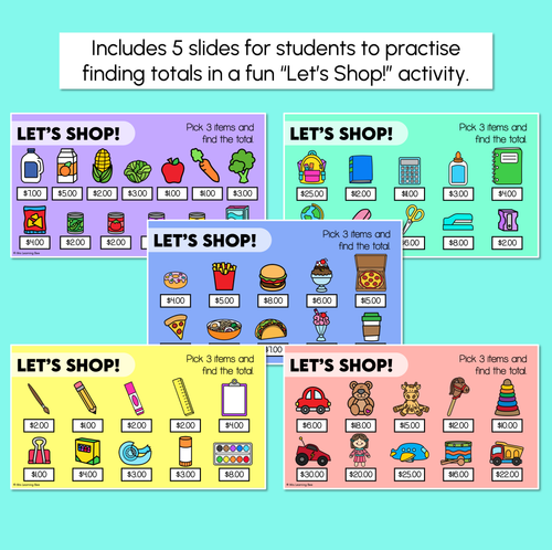 Resource preview 3 for Finding the Total Cost - Digital Slides