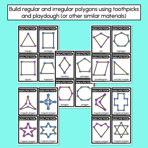 Resource preview 3 for Build a Polygon - Task Cards