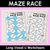 1 for Long Vowel U Words Maze Race - Long Vowel U Words Worksheets