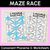 1 for Consonant Phoneme G Words Maze Race - Consonant G Words Worksheets