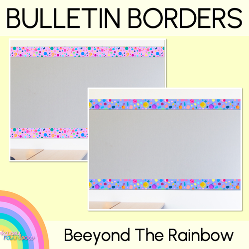 Bulletin Borders - The Kasey Rainbow Collection - Mrs Learning Bee