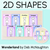 1 for 2D Shape Posters - The Wonderland Collection