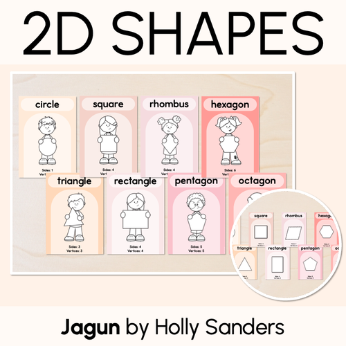 Resource preview 1 for 2D Shape Posters - The Jagun Collection