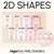 1 for 2D Shape Posters - The Jagun Collection