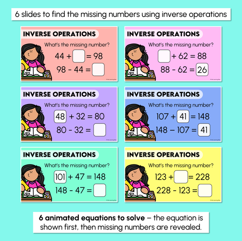 Resource preview 3 for Inverse Operations - Digital Slides