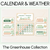 1 for Calendar & Weather Display - The Greenhouse Collection - Natural Classroom Decor