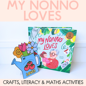My Nonno Loves Printable Pack - Literacy, Maths, Book Crafts & Design Printables - Book Week 2026