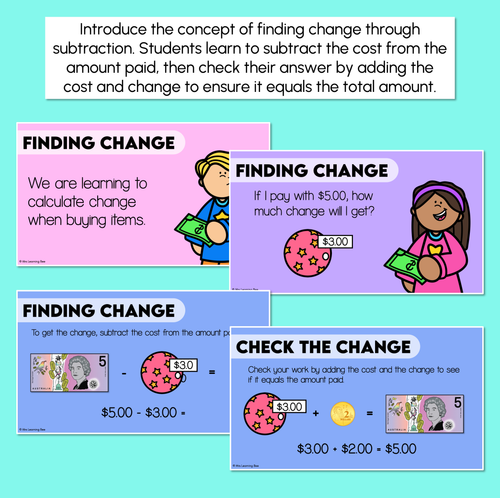 Resource preview 2 for Finding Change - Australian Money - Digital Slides