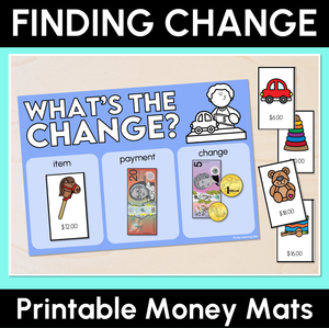 Finding Change - Printable Money Mats